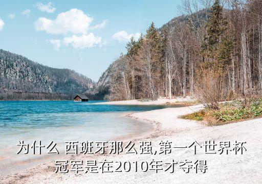 為什么 西班牙那么強(qiáng),第一個(gè)世界杯冠軍是在2010年才奪得
