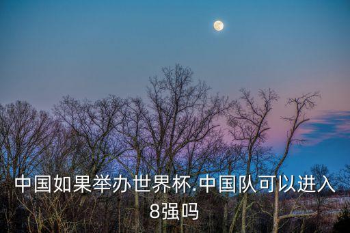 中國如果舉辦世界杯.中國隊可以進入8強嗎