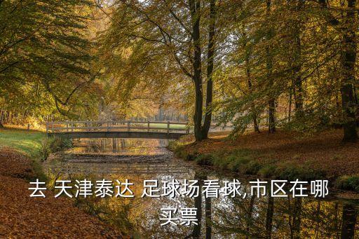 去 天津泰達(dá) 足球場(chǎng)看球,市區(qū)在哪買票