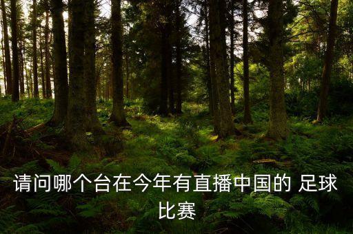 請問哪個臺在今年有直播中國的 足球比賽