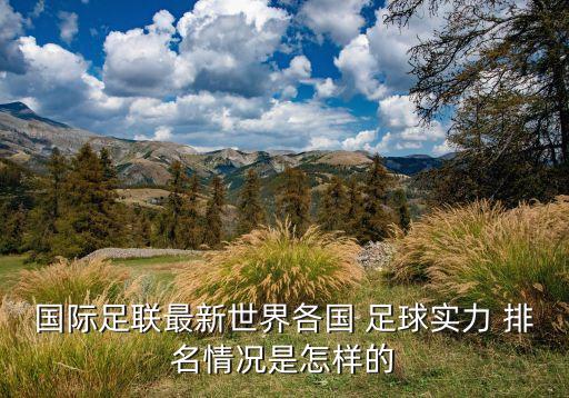 國(guó)際足聯(lián)最新世界各國(guó) 足球?qū)嵙?排名情況是怎樣的