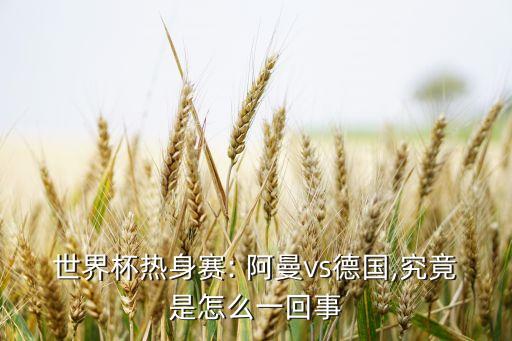 世界杯熱身賽: 阿曼vs德國,究竟是怎么一回事