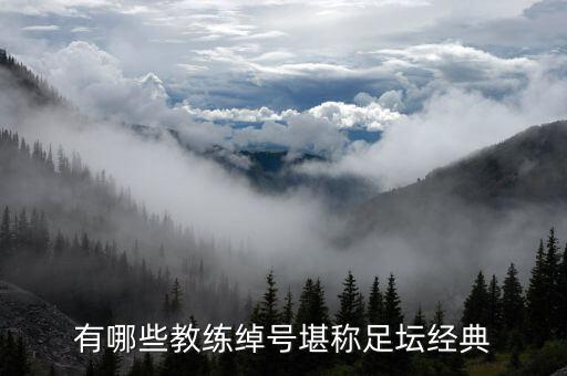 有哪些教練綽號堪稱足壇經典