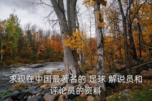 求現(xiàn)在中國(guó)最著名的 足球 解說員和評(píng)論員的資料