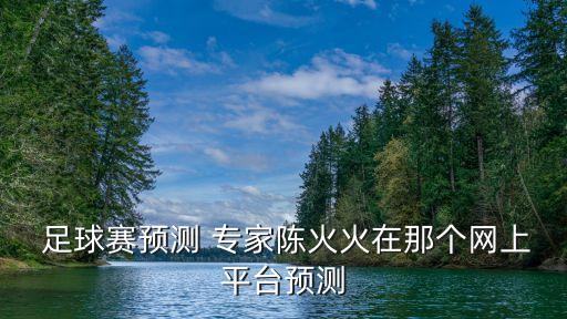  足球賽預(yù)測(cè) 專(zhuān)家陳火火在那個(gè)網(wǎng)上平臺(tái)預(yù)測(cè)