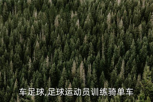 騎單車足球,足球運(yùn)動(dòng)員訓(xùn)練騎單車
