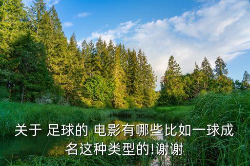 關于 足球的 電影有哪些比如一球成名這種類型的!謝謝