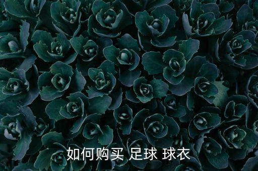 如何購(gòu)買(mǎi) 足球 球衣