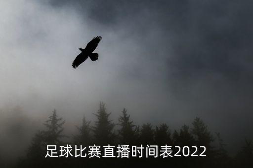 足球比賽直播時(shí)間表2022