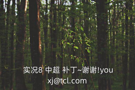  實(shí)況8 中超 補(bǔ)丁~謝謝!youxj@tcl.com