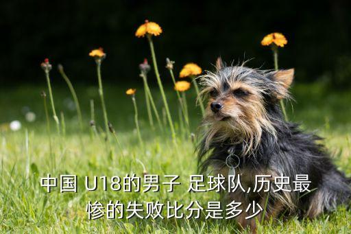 中國 U18的男子 足球隊,歷史最慘的失敗比分是多少