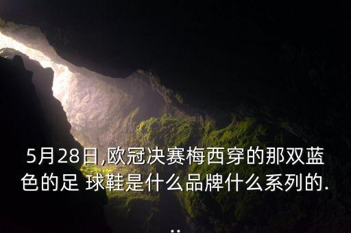5月28日,歐冠決賽梅西穿的那雙藍色的足 球鞋是什么品牌什么系列的...