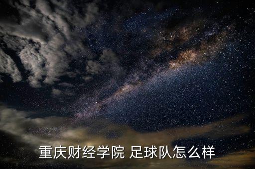 重慶財經(jīng)學(xué)院 足球隊怎么樣