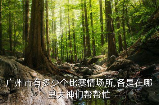 廣州市有多少個(gè)比賽情場(chǎng)所,各是在哪里大神們幫幫忙