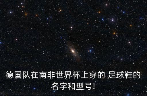 德國隊(duì)在南非世界杯上穿的 足球鞋的名字和型號!