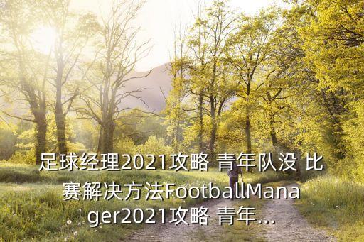 足球經(jīng)理2021攻略 青年隊(duì)沒(méi) 比賽解決方法FootballManager2021攻略 青年...