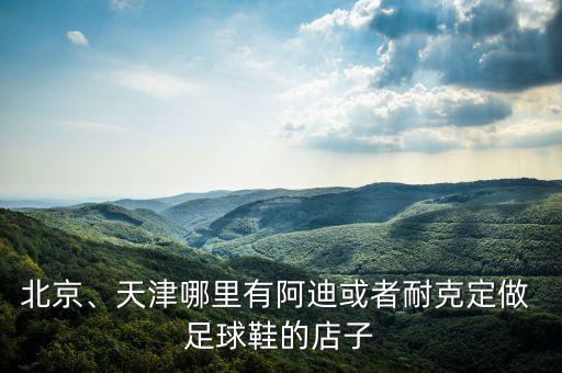北京、天津哪里有阿迪或者耐克定做 足球鞋的店子