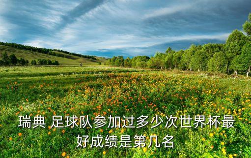  瑞典 足球隊(duì)參加過(guò)多少次世界杯最好成績(jī)是第幾名