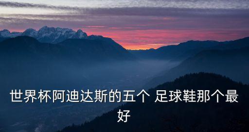 世界杯阿迪達(dá)斯的五個(gè) 足球鞋那個(gè)最好