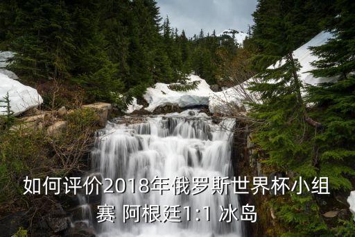 如何評價(jià)2018年俄羅斯世界杯小組賽 阿根廷1:1 冰島