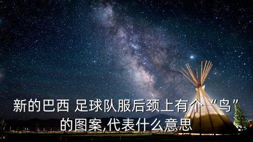 新的巴西 足球隊服后頸上有個“鳥”的圖案,代表什么意思