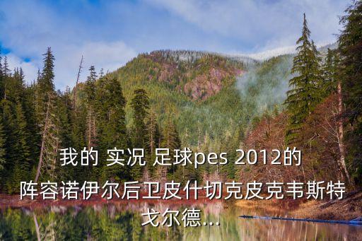 我的 實(shí)況 足球pes 2012的 陣容諾伊爾后衛(wèi)皮什切克皮克韋斯特戈?duì)柕?..