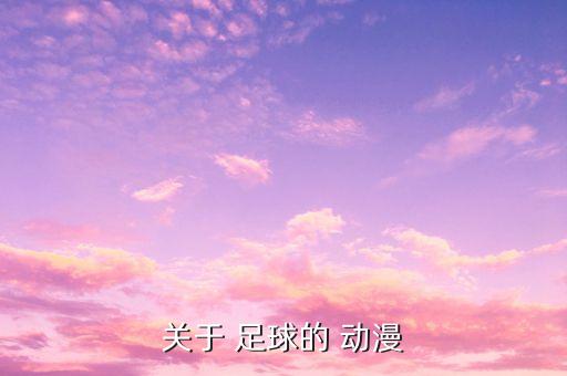 關(guān)于 足球的 動漫