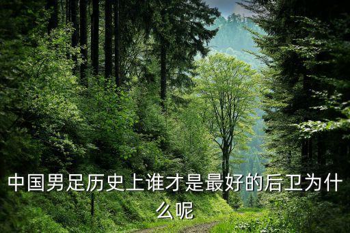 中國男足歷史上誰才是最好的后衛(wèi)為什么呢