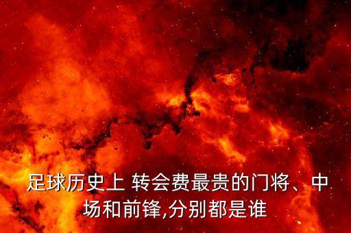  足球歷史上 轉(zhuǎn)會(huì)費(fèi)最貴的門將、中場(chǎng)和前鋒,分別都是誰