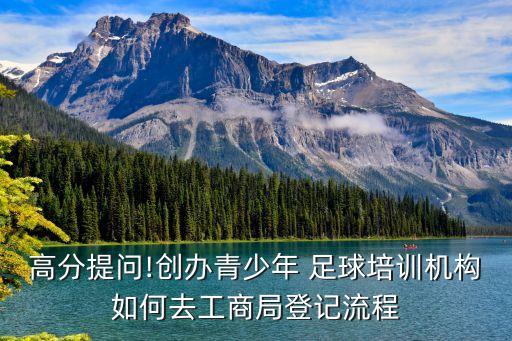 高分提問!創(chuàng)辦青少年 足球培訓(xùn)機構(gòu)如何去工商局登記流程