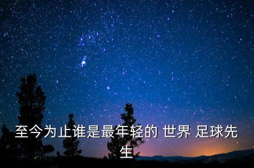 至今為止誰(shuí)是最年輕的 世界 足球先生