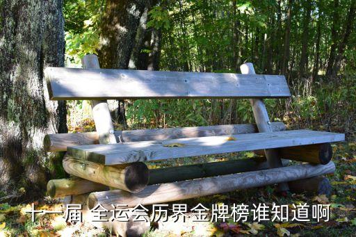 十一屆 全運(yùn)會歷界金牌榜誰知道啊