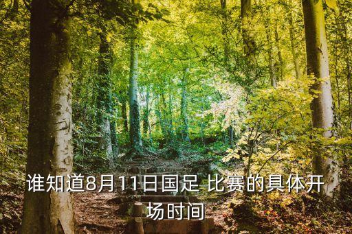 誰(shuí)知道8月11日國(guó)足 比賽的具體開(kāi)場(chǎng)時(shí)間