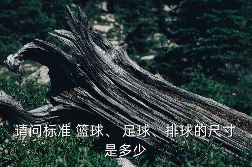 請問標(biāo)準(zhǔn) 籃球、 足球、排球的尺寸是多少