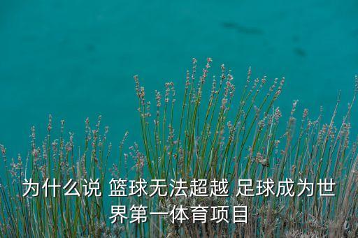 為什么說 籃球無法超越 足球成為世界第一體育項目