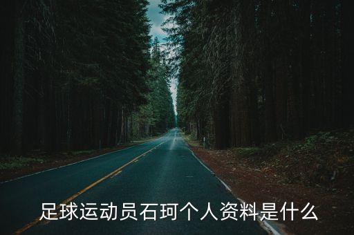  足球運(yùn)動員石珂?zhèn)€人資料是什么