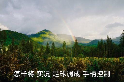 實況足球2015怎么用手柄玩,手機實況足球可以用手柄玩嗎
