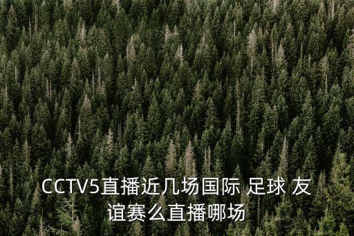 CCTV5直播近幾場(chǎng)國(guó)際 足球 友誼賽么直播哪場(chǎng)