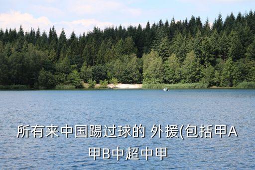 中國(guó)足球歷史上的外援
