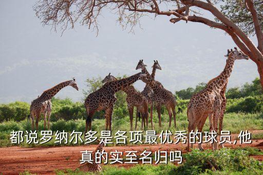 都說羅納爾多是各項最優(yōu)秀的球員,他真的實至名歸嗎