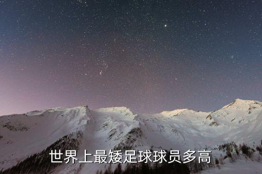 足球隊(duì)最矮身高排行,阿根廷足球隊(duì)最矮的球員