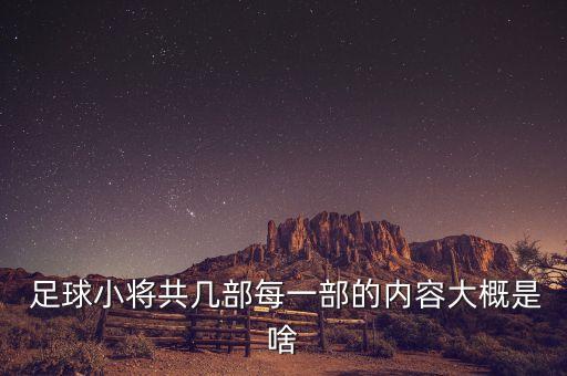  足球小將共幾部每一部的內(nèi)容大概是啥