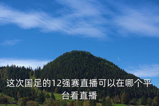 這次國足的12強賽直播可以在哪個平臺看直播