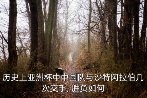 歷史上亞洲杯中中國(guó)隊(duì)與沙特阿拉伯幾次交手, 勝負(fù)如何