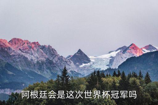 阿根廷會是這次世界杯冠軍嗎