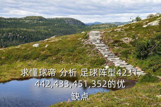 求懂球帝 分析 足球陣型4231,442,433,451,352的優(yōu)缺點(diǎn)