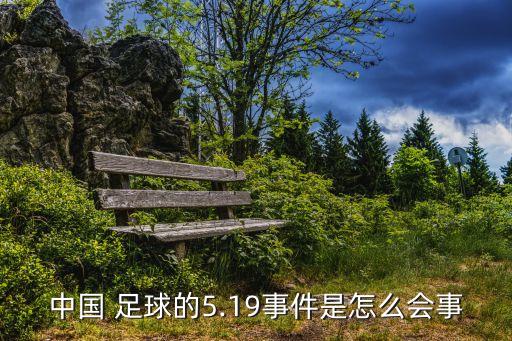 中國(guó) 足球的5.19事件是怎么會(huì)事