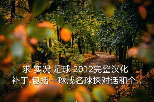 2012實況足球補丁下載,實況足球補丁下載好后一直卡在加載界面怎么辦