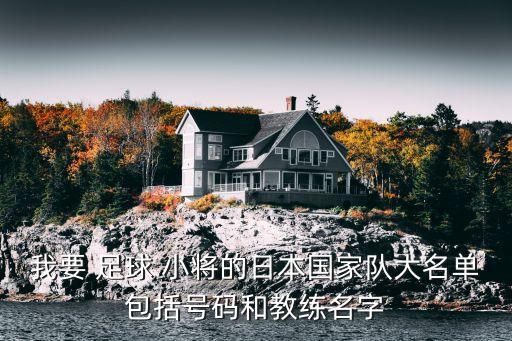 我要 足球 小將的日本國家隊大名單包括號碼和教練名字