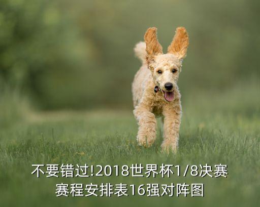 不要錯過!2018世界杯1/8決賽賽程安排表16強對陣圖